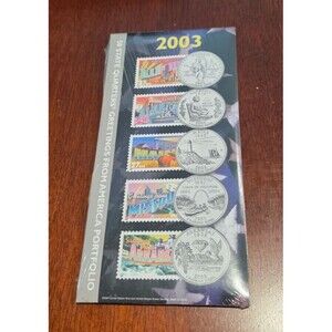2003 50 State Quarters Greetings From America Portfolio - New & Sealed